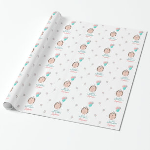 Cute Hedgehog Birthday Presentpapper