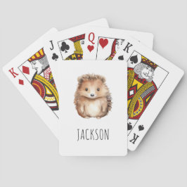 Cute Hedgehog Casinokort