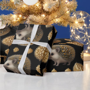 Cute Hedgehog Colorful Presentpapper