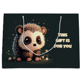Cute Hedgehog Gift Bag - Adsible Kawaii Art