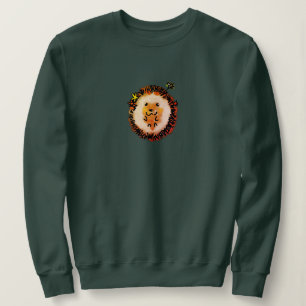 Cute Hedgehog i Höst löv T Shirt