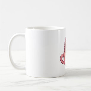 Cute Hedgehog in Mugg, Hog Coffee Funny Kaffemugg