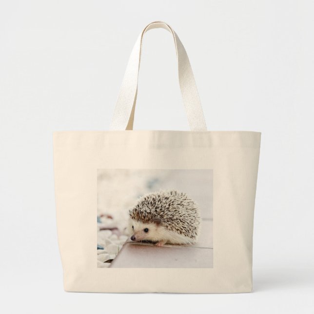 Cute Hedgehog Jumbo Tygkasse (Framsidan)