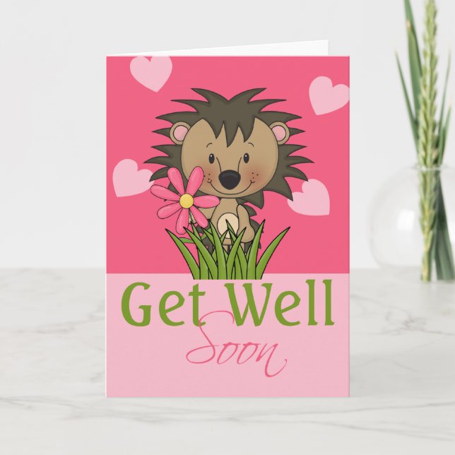 Cute Hedgehog, kom snart Kort (Framsida)