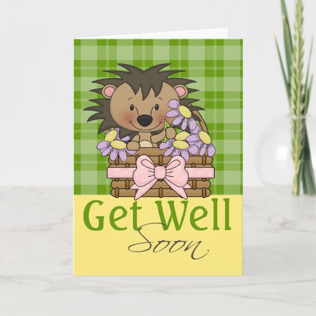 Cute Hedgehog, kom snart Kort (Framsida)