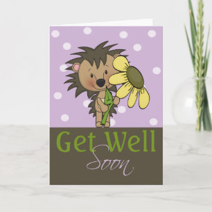 Cute Hedgehog, kom snart Kort