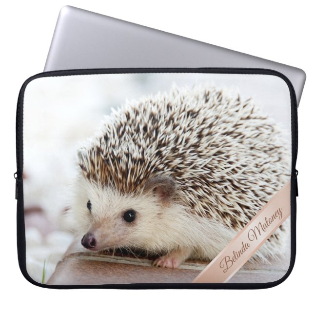 Cute Hedgehog Laptop Fodral (Framsidan)