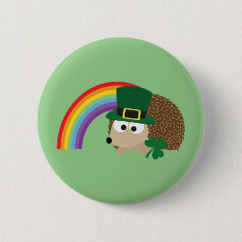 Cute Hedgehog Leprechaun Knapp
