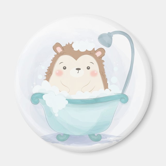Cute Hedgehog Magnet (Framsidan)