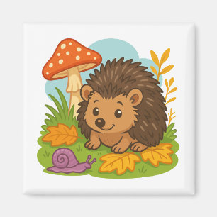 Cute Hedgehog Magnet