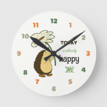 Cute hedgehog med blomma