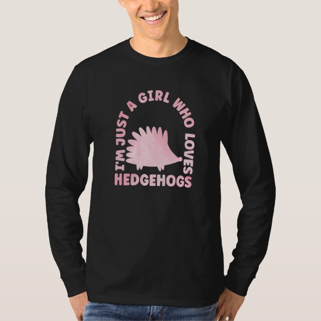 Cute Hedgehog Outfit for Hedgehog Lovers Apparel W T Shirt (Framsida)