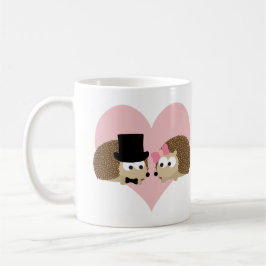 Cute Hedgehog-par Kaffemugg