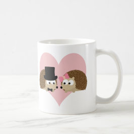 Cute Hedgehog-par Kaffemugg