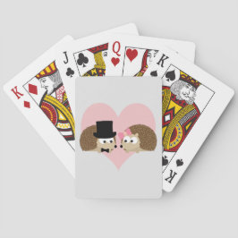 Cute Hedgehog-par Spel Kort