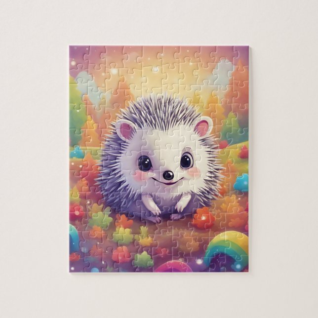 Cute Hedgehog Pussel (Vertikal)