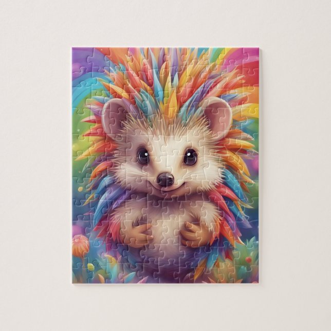 Cute Hedgehog Pussel (Vertikal)