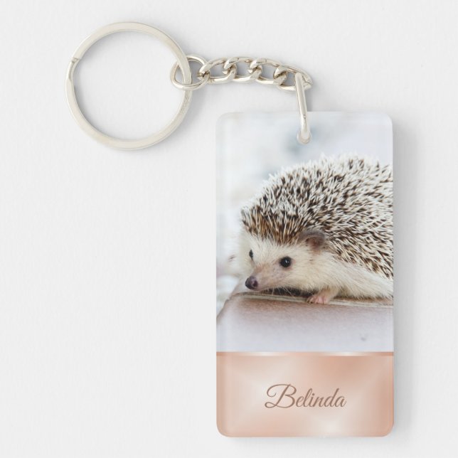 Cute Hedgehog Ro Guld Monogram (Framsidan)