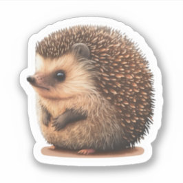 Cute Hedgehog Sticker Klistermärken