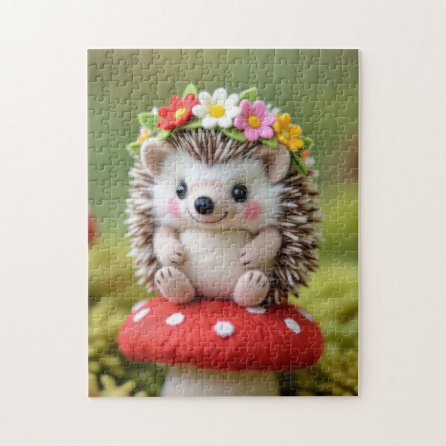 Cute Hedgehog Story Pussel (Vertikal)