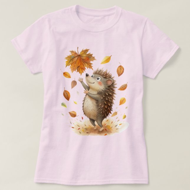 Cute hedgehog t shirt (Design framsida)