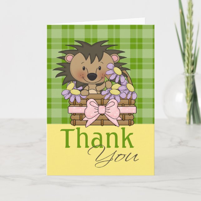 Cute Hedgehog, Tack (Framsida)