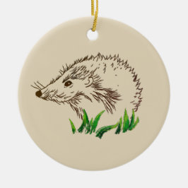 Cute hedgehog Teckning Ornament
