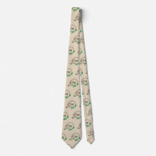 Cute Hedgehog Tie Slips