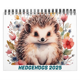 CUTE HEDGEHOGS 2025 CALENDAR KALENDER