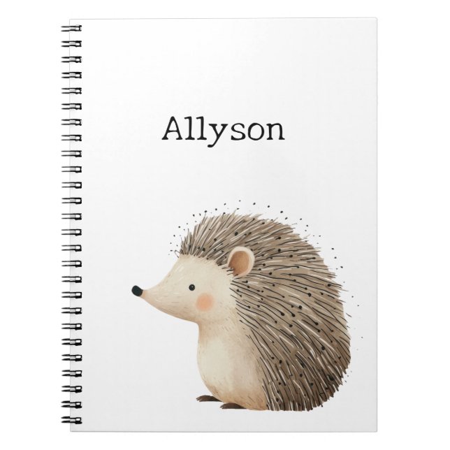 Cute Hedgehogs Anteckningsbok (Framsidan)