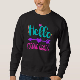 Cute Hej andra Klass andra Klass Back to school G Lång Ärmad Tröja