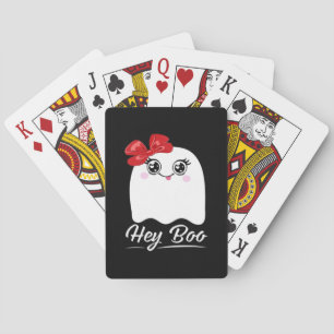 Cute Hej Boo Halloween Casinokort