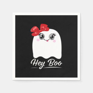 Cute Hej Boo Halloween Pappersservett