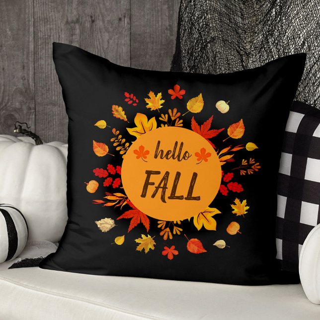 Cute Hej Fall Kudde (Cute Hello Fall Throw Pillow)