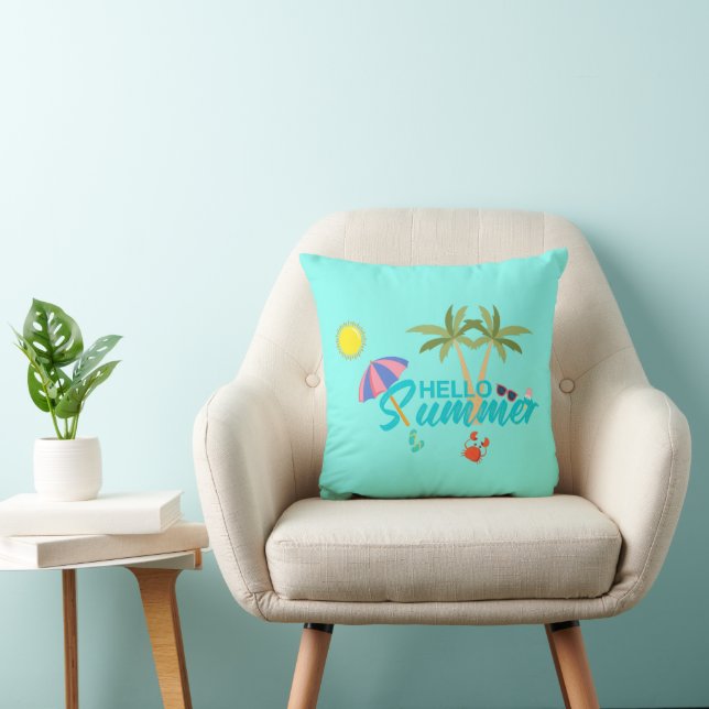 Cute Hej Summer Kudde (Stol)
