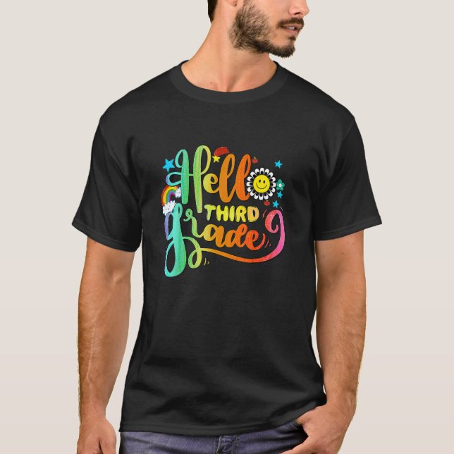 Cute Hej tredje Klass 3Rd Klass Back to school Gi T Shirt (Framsida)