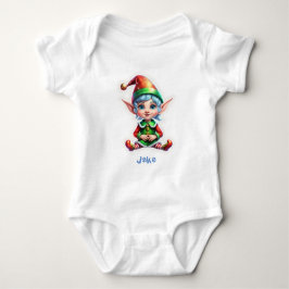 Cute Helgdag Elf T Shirt