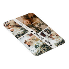 Cute Helgdag Family Collage Magnet