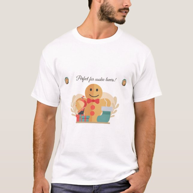 Cute Helgdag Gift for Cookie Älskare T Shirt (Framsida)