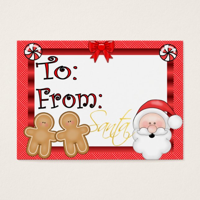 Cute Helgdag Gift-Märkre Visitkort (Framsidan)