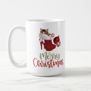 Cute Helgdag Kitten Mugg
