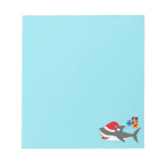 Cute Helgdag Shark Anteckningsblock