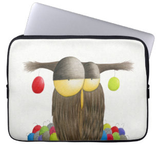 Cute Helgdag Uggla Laptop Fodral