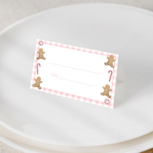 Cute Helgdagars - Jul - Cookie Swap Buffet Food Pl Placeringskort