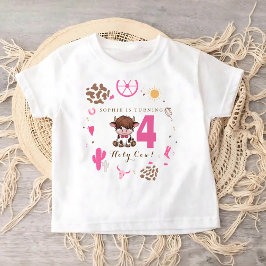 Cute Heliga cos höglandsikos födelsedag T Shirt