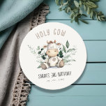 Cute Heliga Cow Foliage Pastel Neutralt Barns föde Underlägg Papper Rund<br><div class="desc">Om du behöver någon annan matchande produkt eller anpassning kan du skicka ett vänligt meddelande via Zazzle.</div>