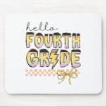 Cute Hello Fourth Grade Pencil Bow Back To School  Musmatta<br><div class="desc">Cute Hello Fourth Grade Pencil Bow Back To School Girls Kids</div>