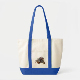 Cute Hermit Crab Beach Tote Bag #Barefoot-at-Heart Tygkasse