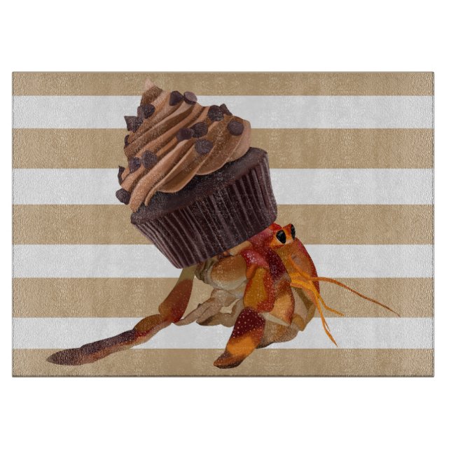 Cute Hermit Crab with Chocolate Cupkaka Snäcka (Framsidan)