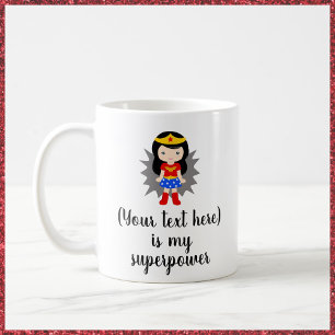 Cute Hero Superpower Coffee Mugg